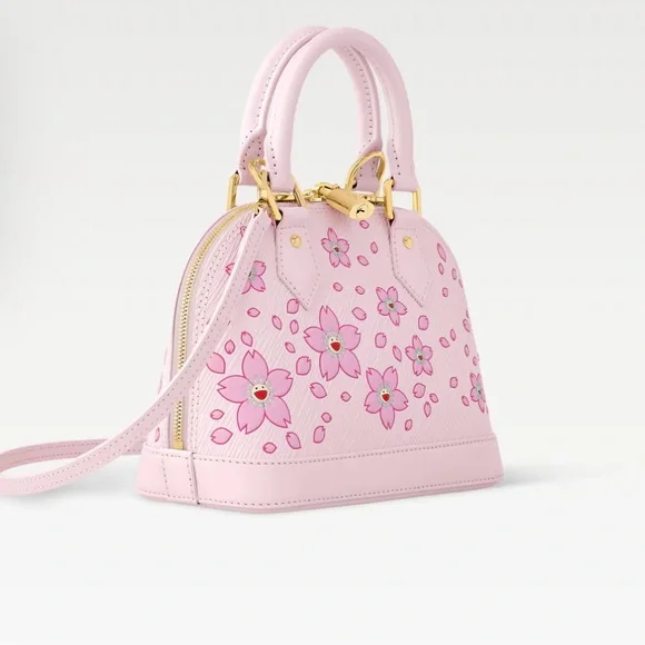 Sold-Louis Vuitton Murakami Cherry Blossom Alma BB - Picture 2 of 5